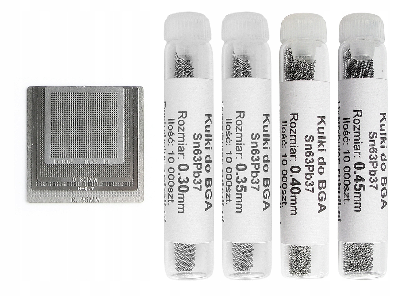 

Sita Uniwersalne Bga 0.3 0.35 0.4 0.45mm + Kulki