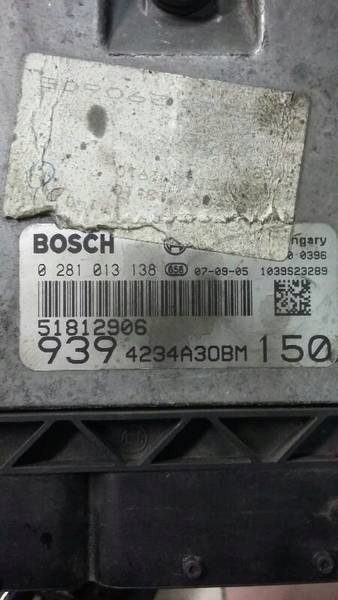 computer 51812906 ALFA ROMEO 159 1.9 JTD