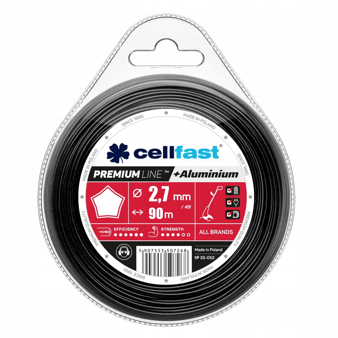 

Cellfast Żyłka Tnąca 2,7MM 90M Gwiazdka Premium
