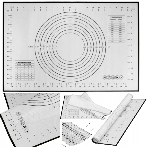 

Stolnica Silikonowa Duża Mata 60 X 40 CM Tadar