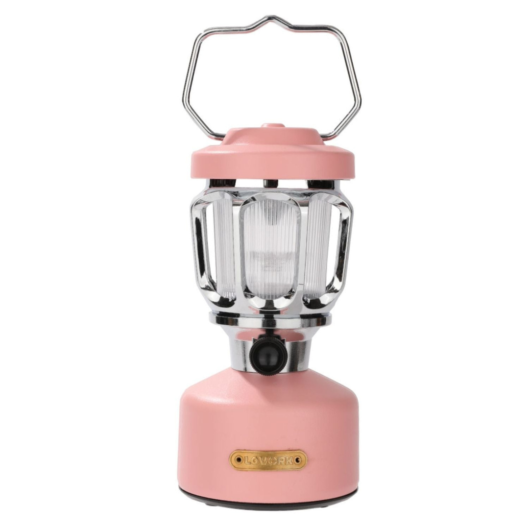 Lampa Kempingowa Lovork Hurricane Evo 380 LM Wł Dmuchnięciem Różowy