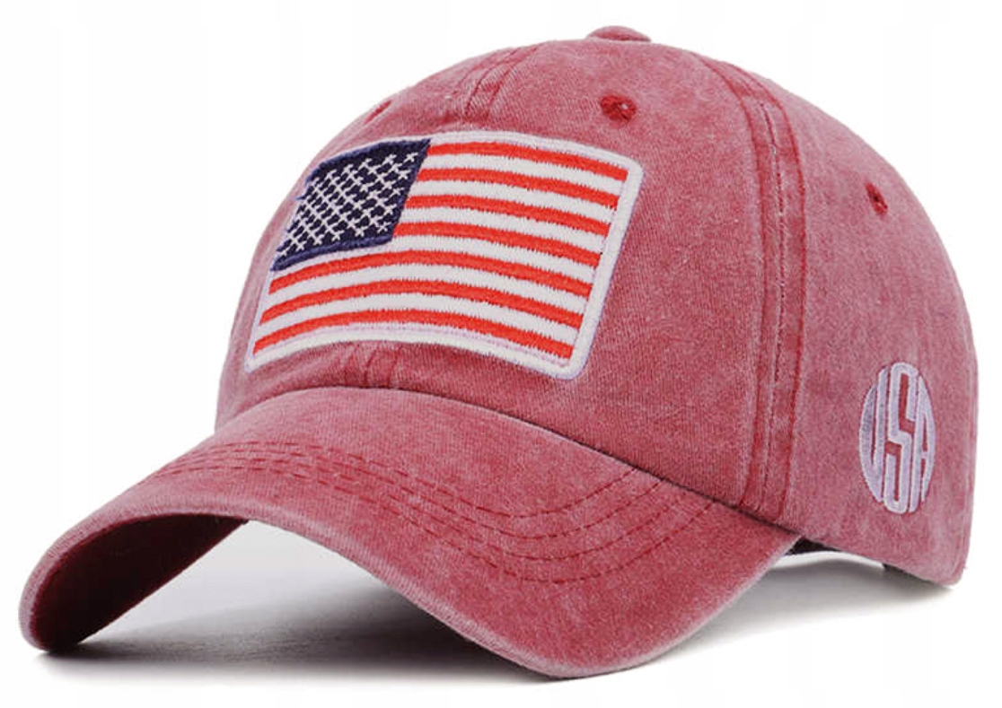 

Czapka z daszkiem bejsbolówka Vintage Flaga Usa