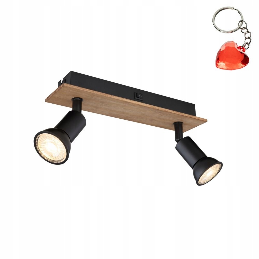 Lampa reflektor spot z włącznikiem Drew 57998-2W Globo