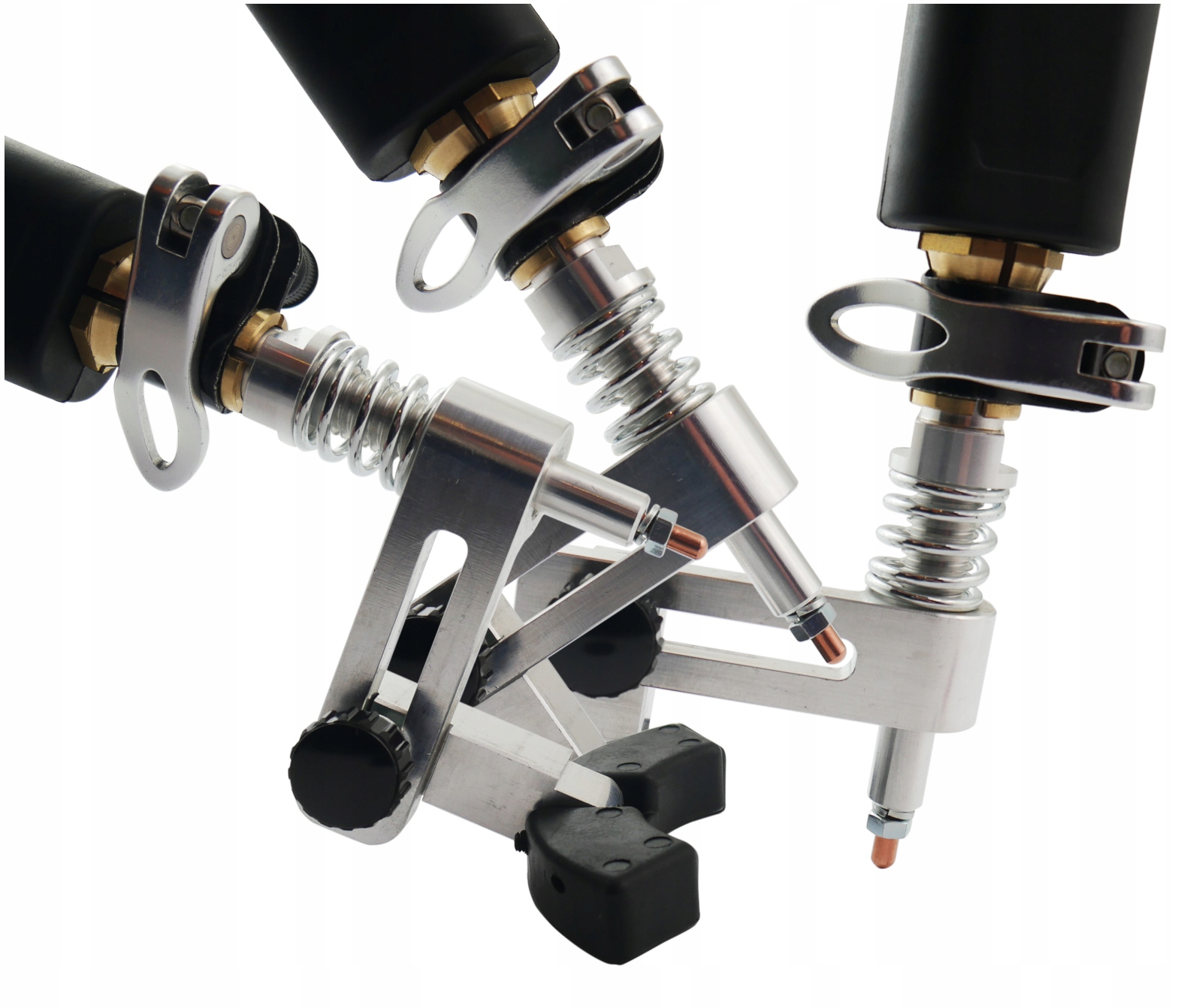 Lever puller'h ' spoter with adjustable base