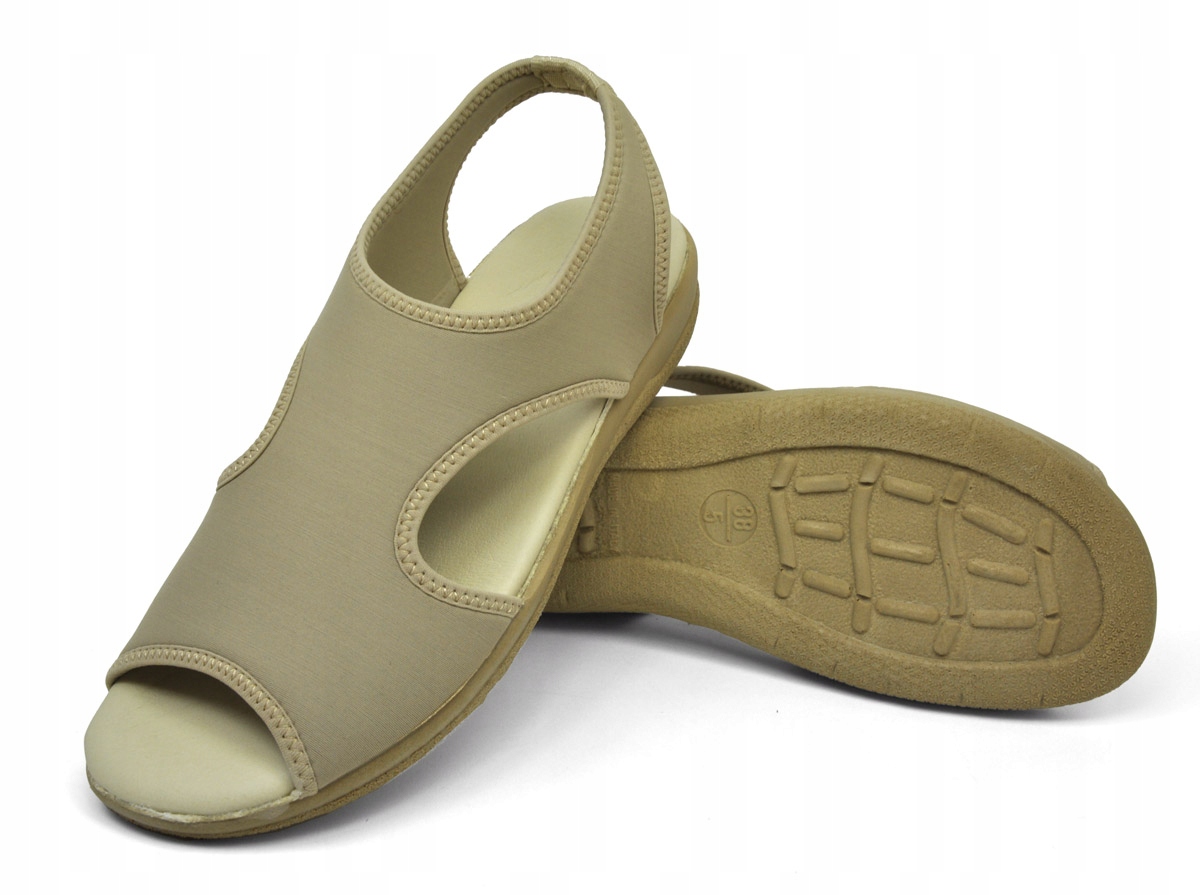 Zdravotní sandály Comfooty Emma Béžové, Eur 40