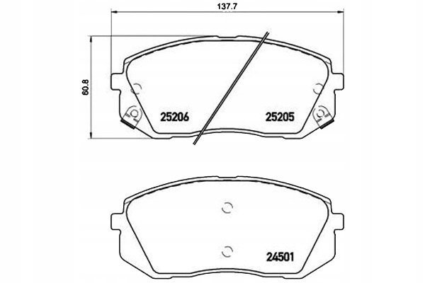 Brembo Brzdové Destičky Kia Sportage 10- Přední Asistent řidiče #28