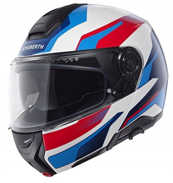 Schuberth Concept Tracer Modrá Motocyklová Prilba, Modulárna Čeľusťová Prilba
