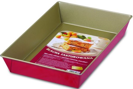 

Blacha Forma do pieczenia ciasta 280x235 Non Stick