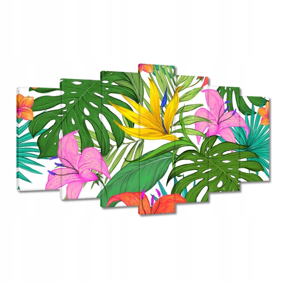 Obrazy 140x80 Tropické listy Leaves