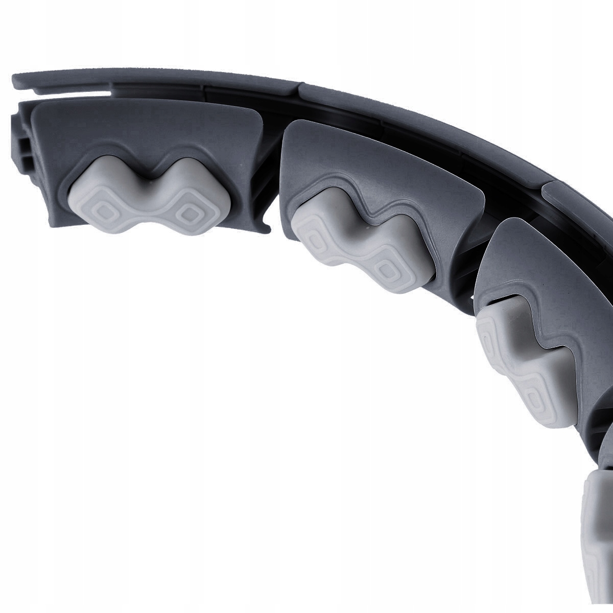 HULA HOP Z OBCIĄŻNIKIEM +LICZNIK, PAS HMS HHW06 Kolor dominujący czarny