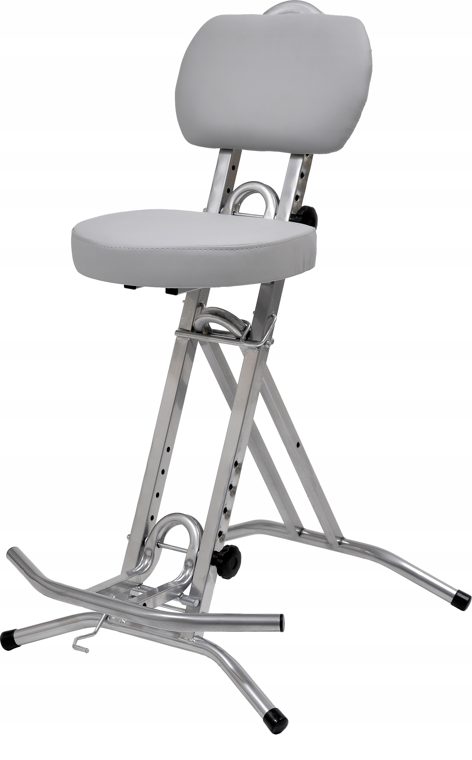 TABORET HOKER TG 1 S (srebrny)