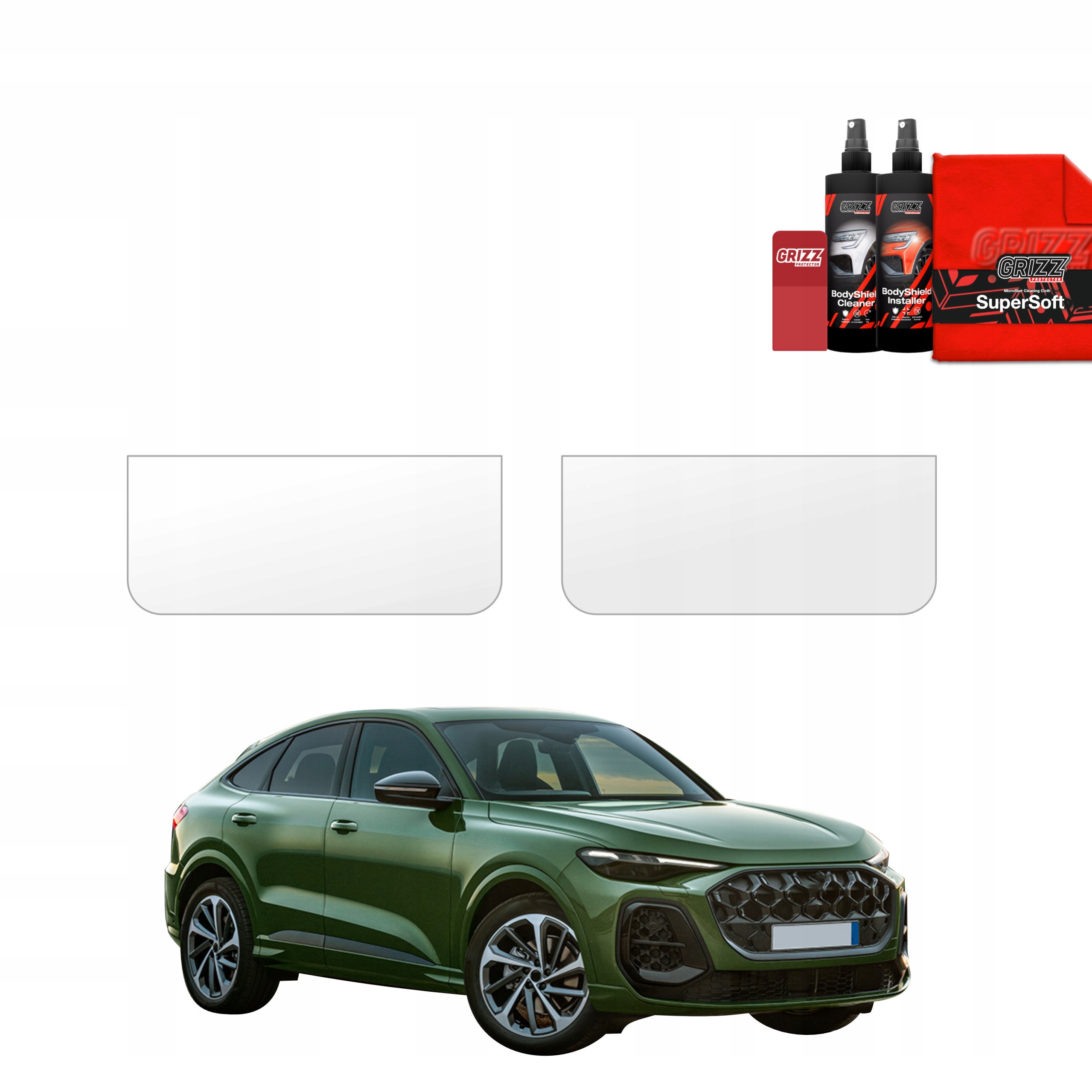 2v1 Fólie Ppf dýha na prahy pro Audi Q5 Sportback (2025)