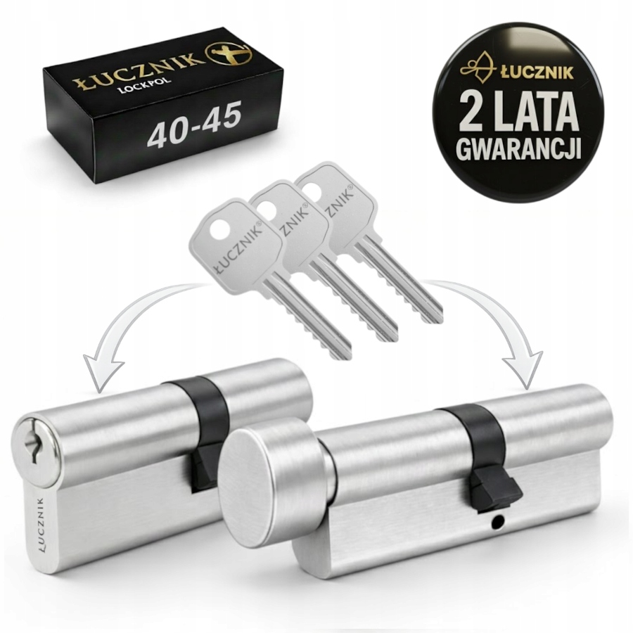 Vložky Na Jeden Klíč 4045 Systém Jednoho Klíče 40x45 Dveřní Pro Zámky