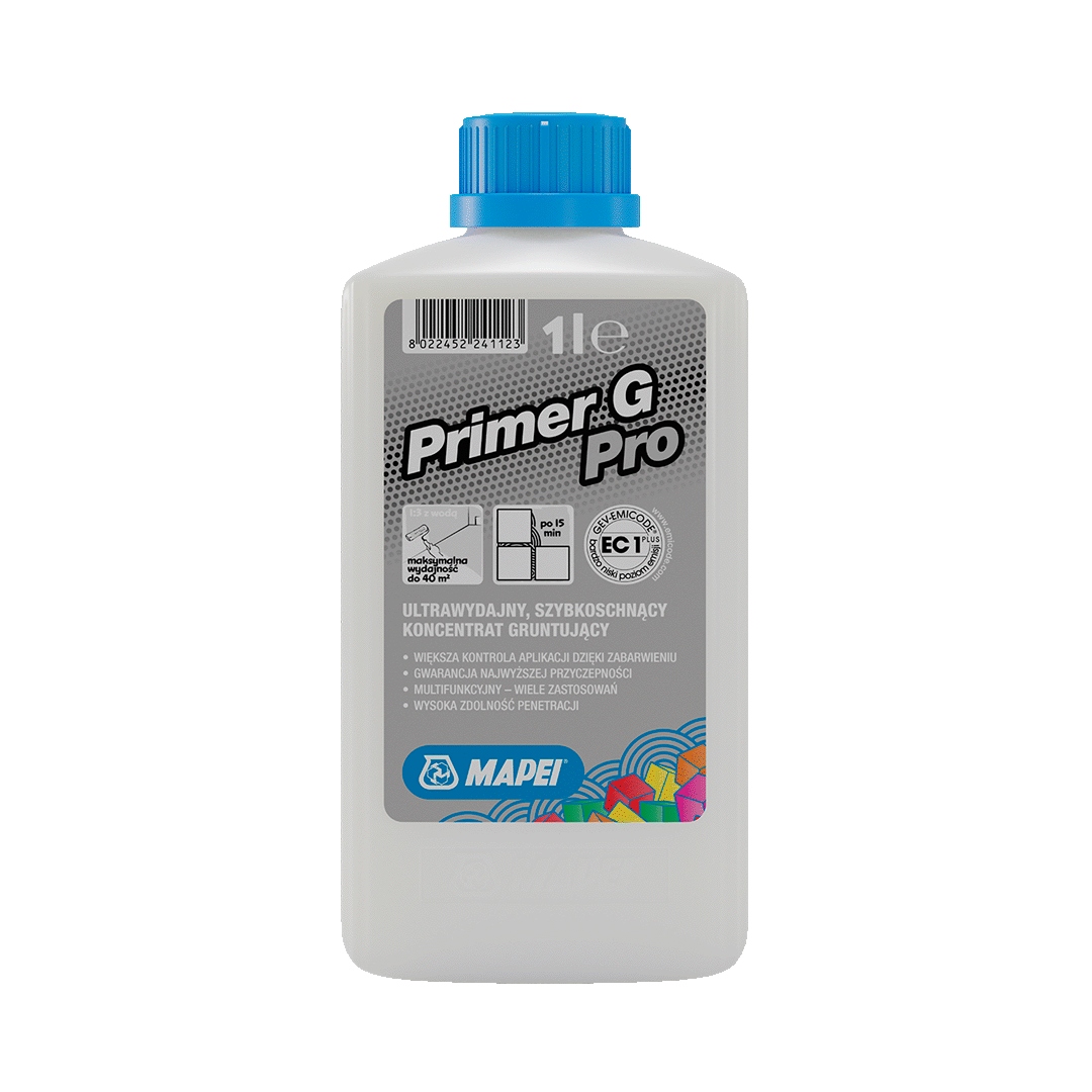

Mapei Primer G Pro Koncentrat Gruntujący Grunt 1L