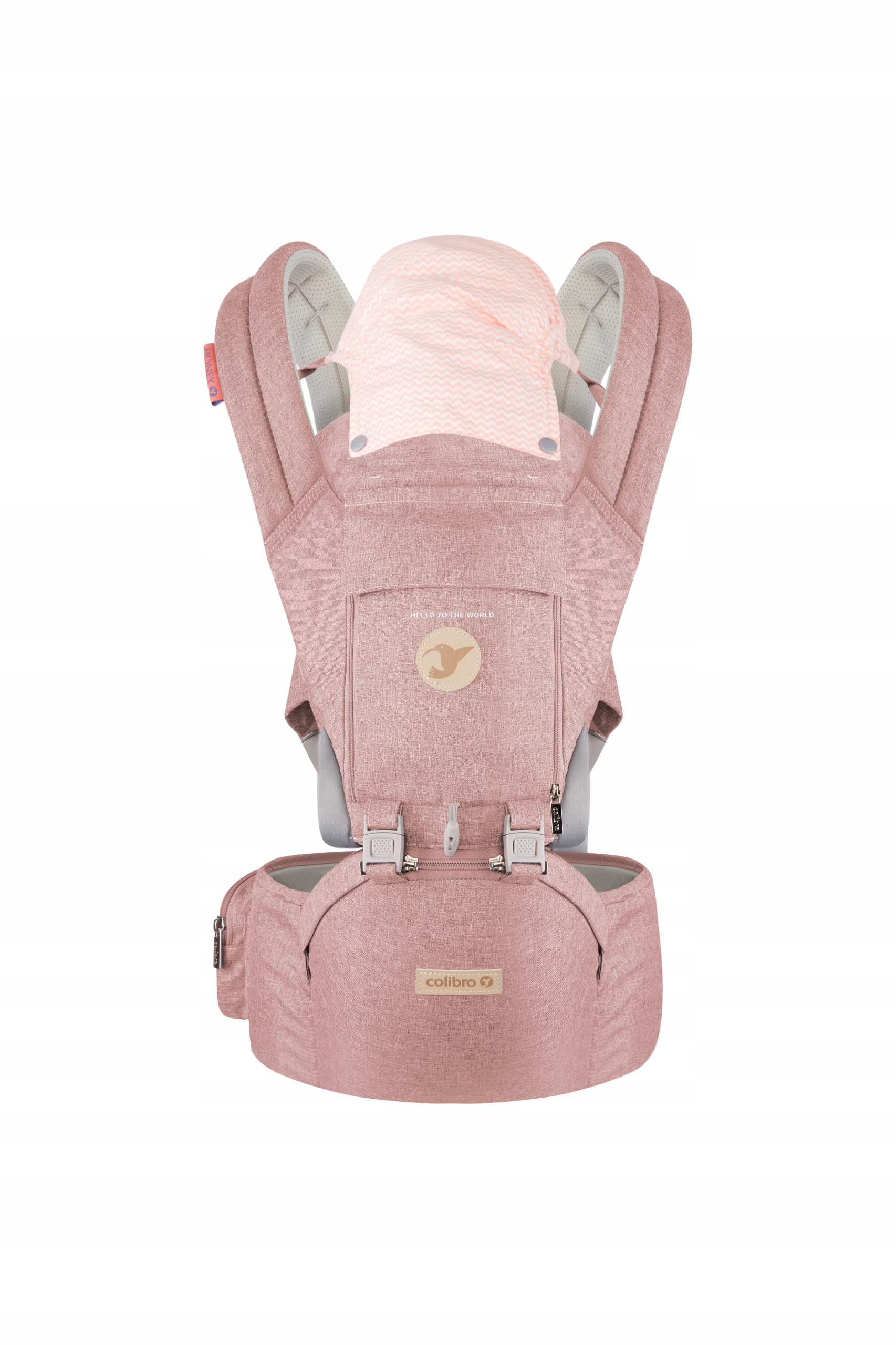 Nosidełko nosidło dziecięce ERGONOMICZNE PRZODEM LUB TYŁEM COLIBRO HONEY ++ Rozmiar XL