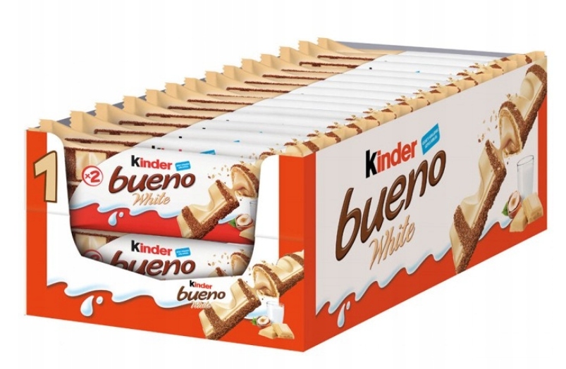 Ferrero Baton Kinder Bueno White 39g x 30szt.