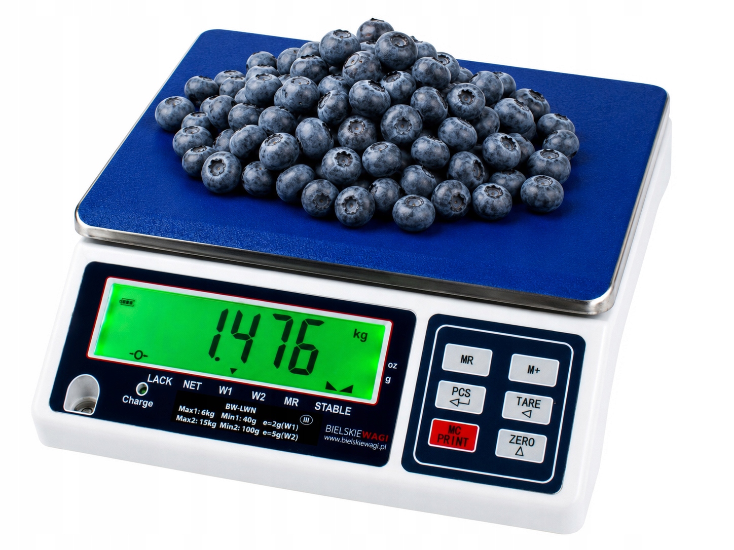 Elektronická Nákupní Váha S Legalizací 15 Kg, Velký Skladový Displej
