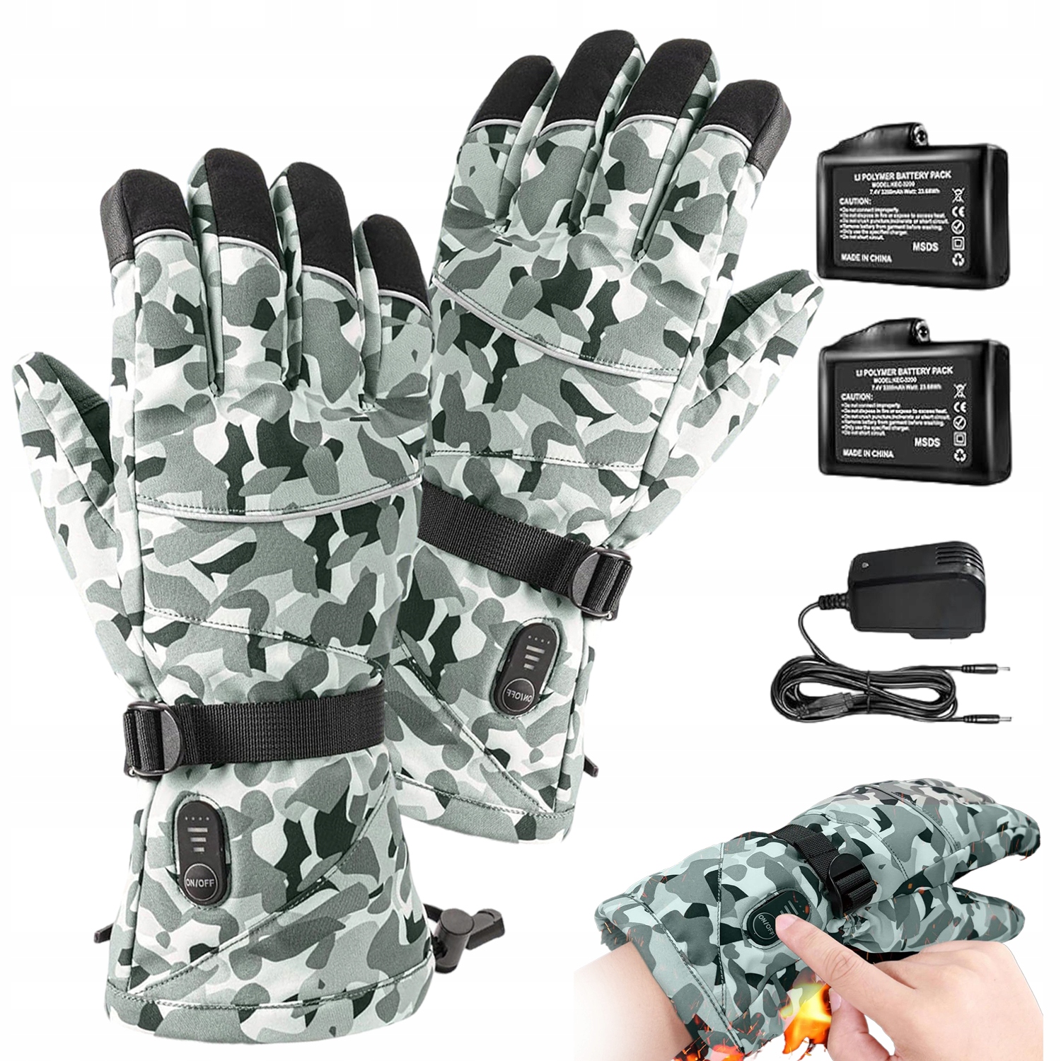 Vyhřívané Rukavice Pro Muže A Ženy, Vyhřívané Lyžařské Rukavice
