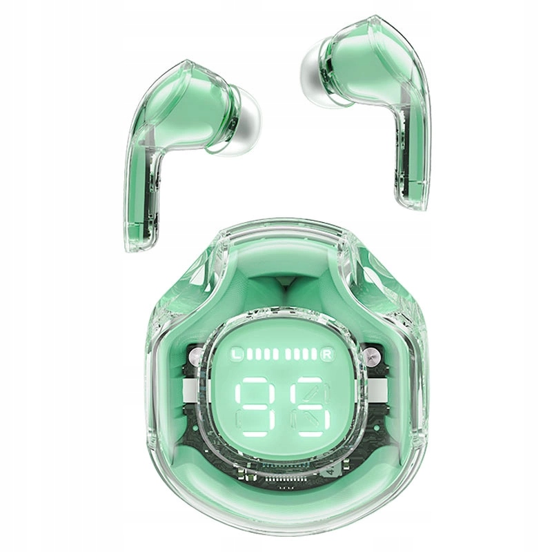 Acefast T8 bezdrátová sluchátka Tws Bluetooth mátová