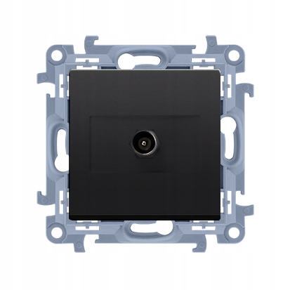 

Simon 10 Gniazdo Antenowe Tv Czarny Mat CAK1.01/49