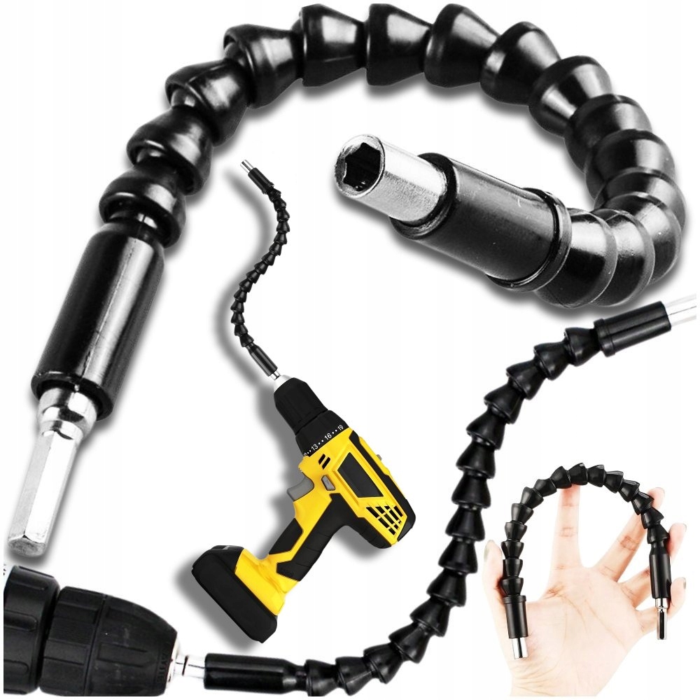 PRZEDŁUŻKA ELASTYCZNA DO BITÓW WIERTARKI WKRĘTARKI GIĘTKA ELASTYCZNA DŁUGA