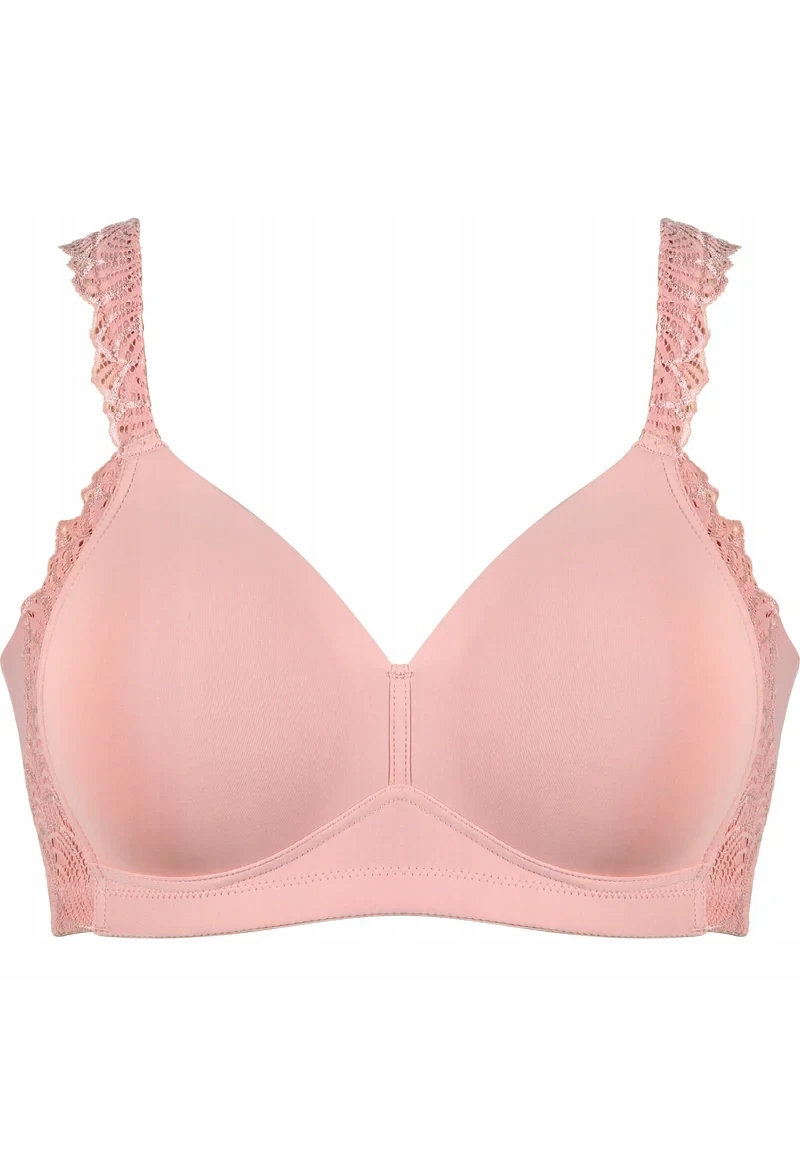 Naturana Vyztužená podprsenka bez kostic 5675 625 Pudrová Růžová 80E
