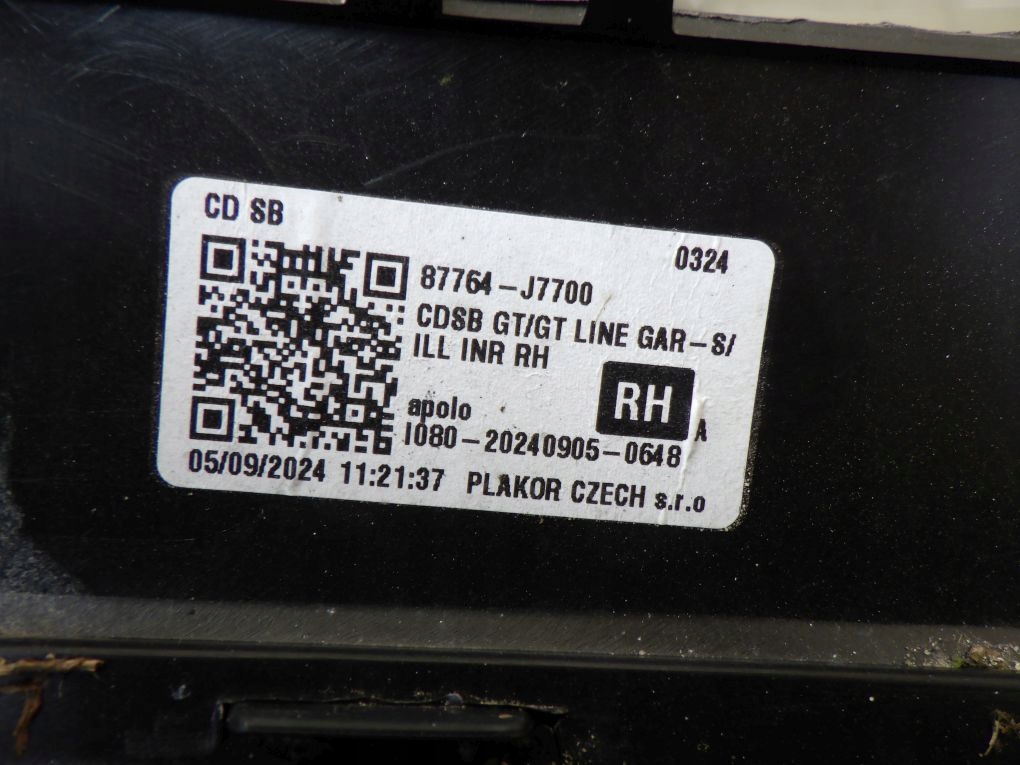 KIA PRO CEED CEED 3 III GT LINE 2018- cap threshold moulding right