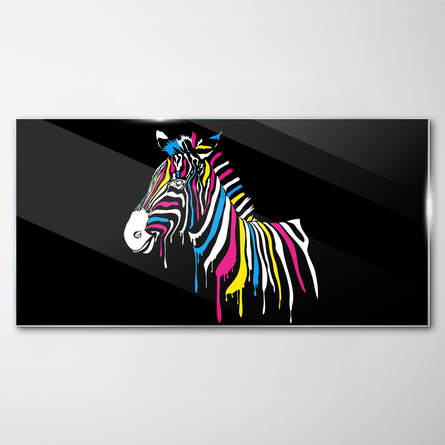 

Hartowany Obraz Szklany Zebra Pasy Zwierzę 140x70