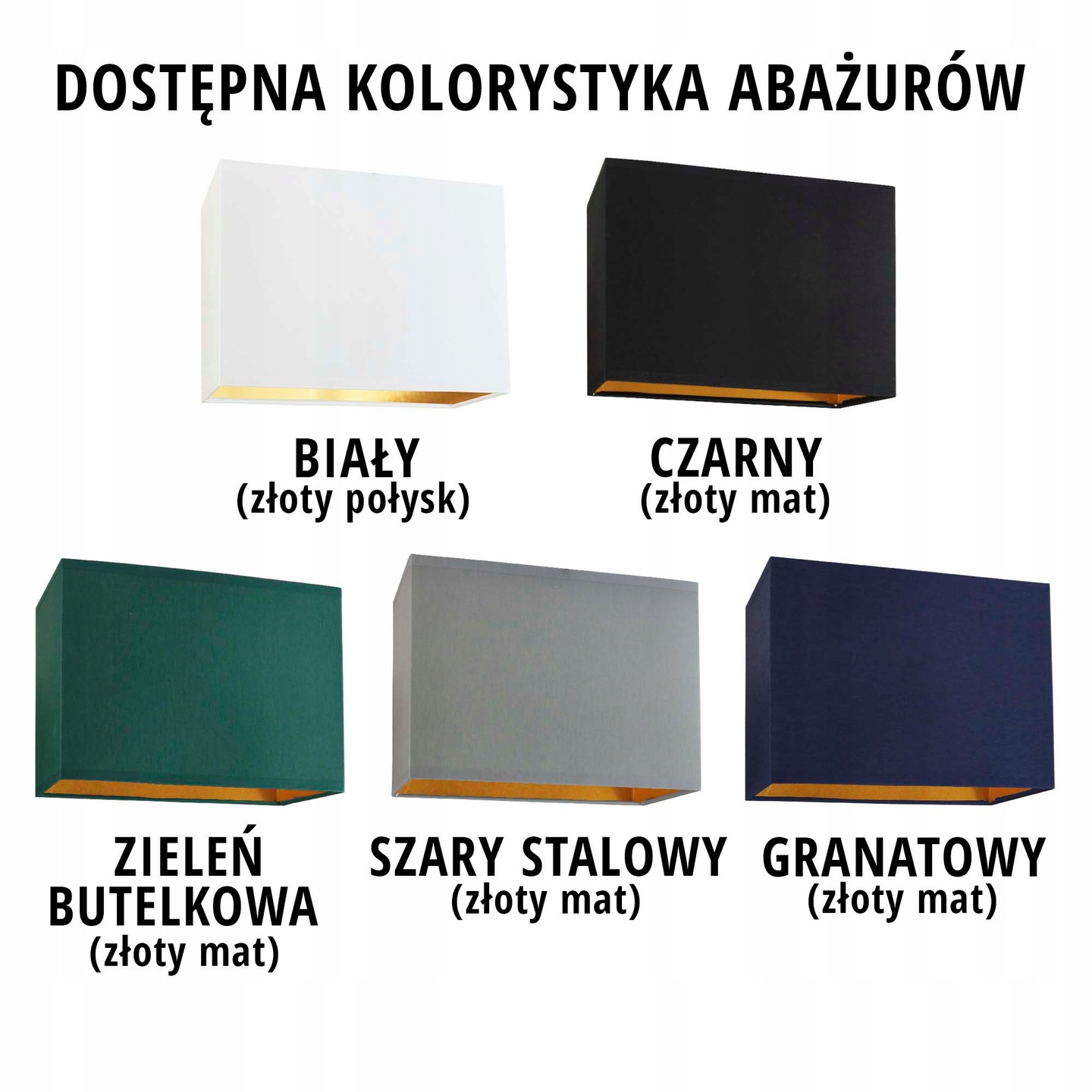 Lampka nocna z abażurem AMALFI GOLD abażur LED E27 Kolekcja GOLD