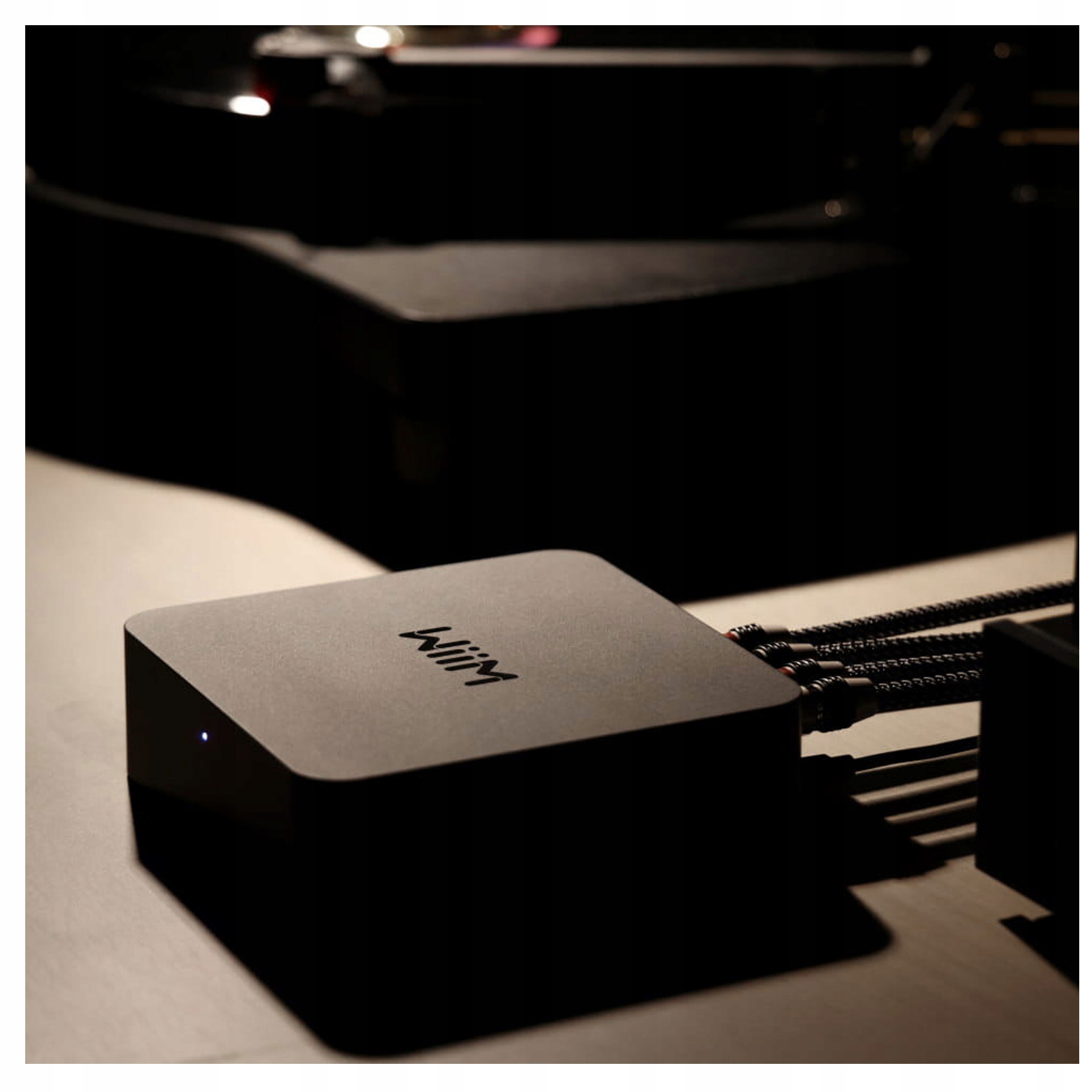 WIIM PRO PLUS ODTWARZACZ SIECIOWY BLUETOOTH 5.1 SPOTIFY TIDAL ZESTAW +PILOT Stan opakowania oryginalne