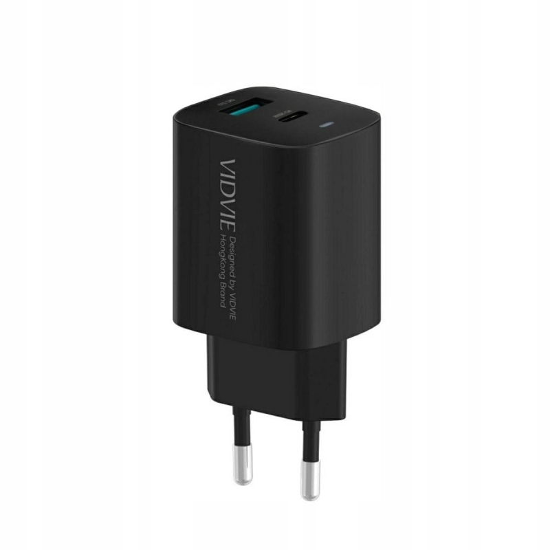 KOSTKA ŁADOWARKA SIECIOWA DO TELEFONU SMARTWATCH 1xUSB + 1xTYPE C 3A / 20W