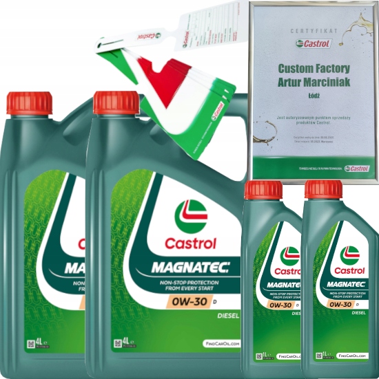 CASTROL MAGNATEC 0W30 D 10L FORD WSSM2C950-A + ZAWIESZKA