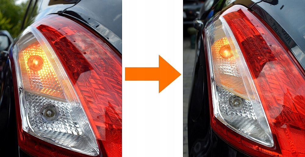 2x ŻARÓWKA SENSO PY21W POMARAŃCZ CHROMOWANA Model Chrome