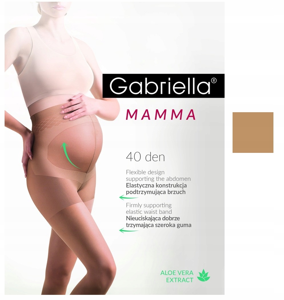 

Gabriella rajstopy Ciążowe Mamma 40 den 3 Neutro