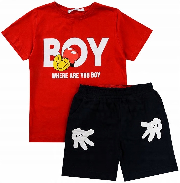 

Komplet T-shirt Krótkie Spodenki Boy 98 J53H