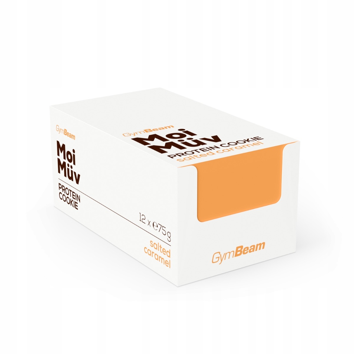 Ciastko Białkowe Fit Przekąska Protein GymBeam 12x75g słony karmel