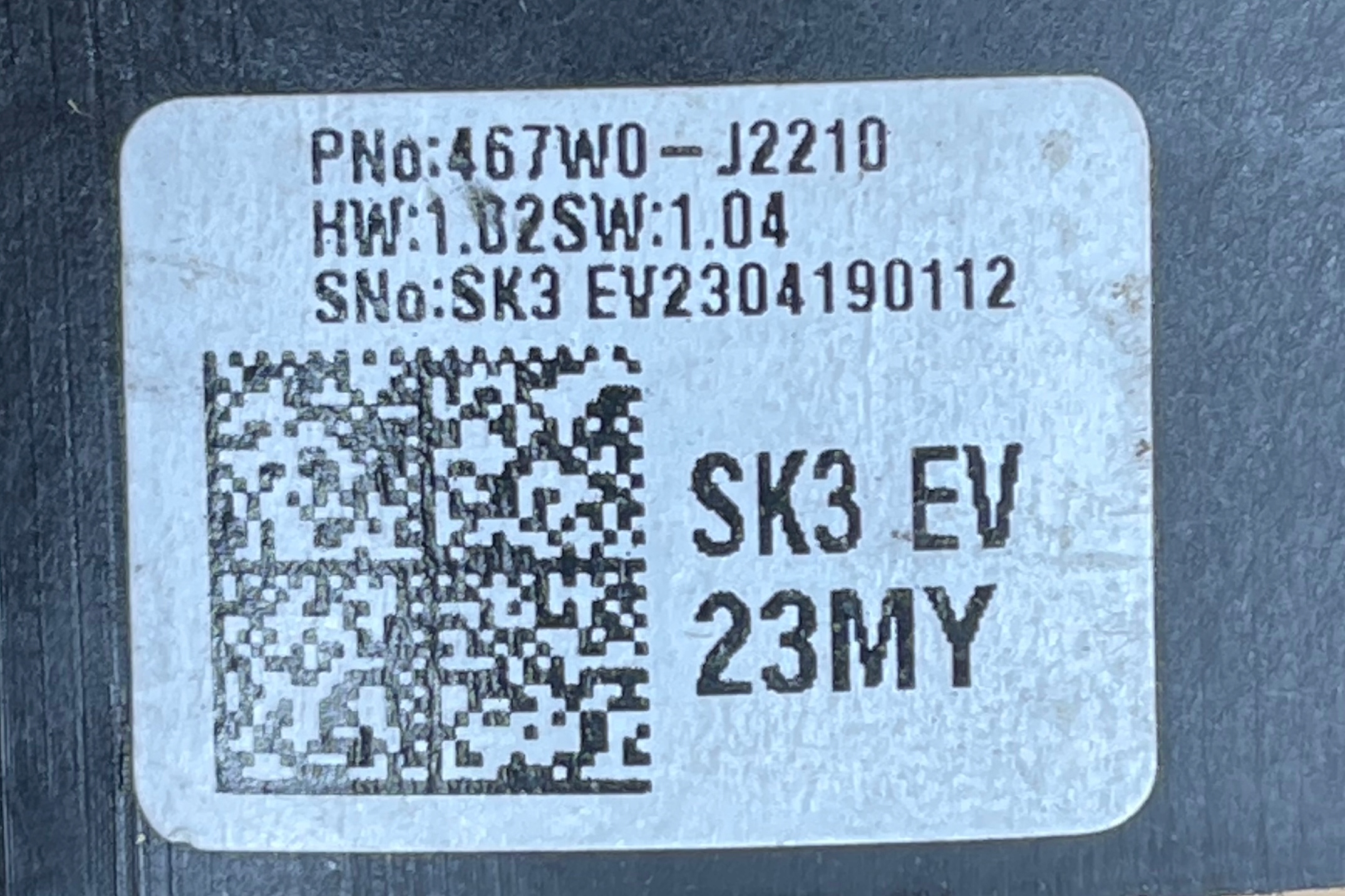 KIA SOUL II EV PANEL kulysa převodů 467W0-J2210