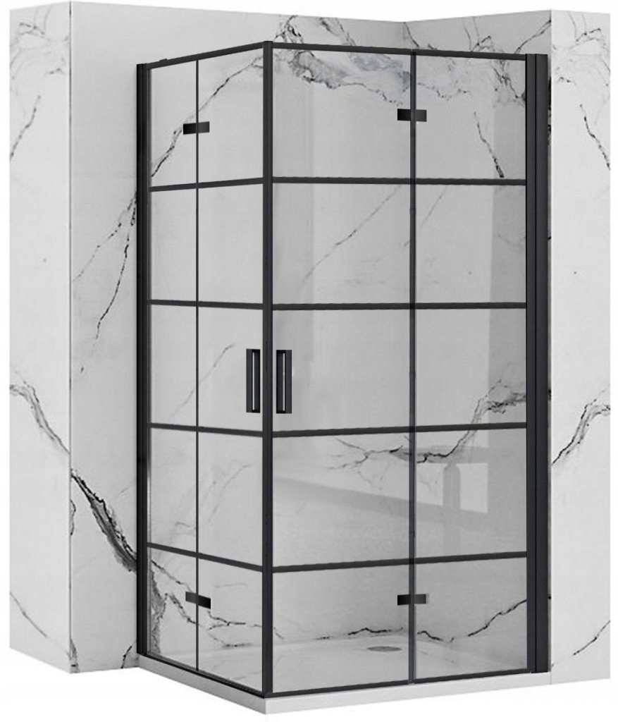 Sprchová kabina Molier Black Double 90x100 (KPL-12012) /ra/