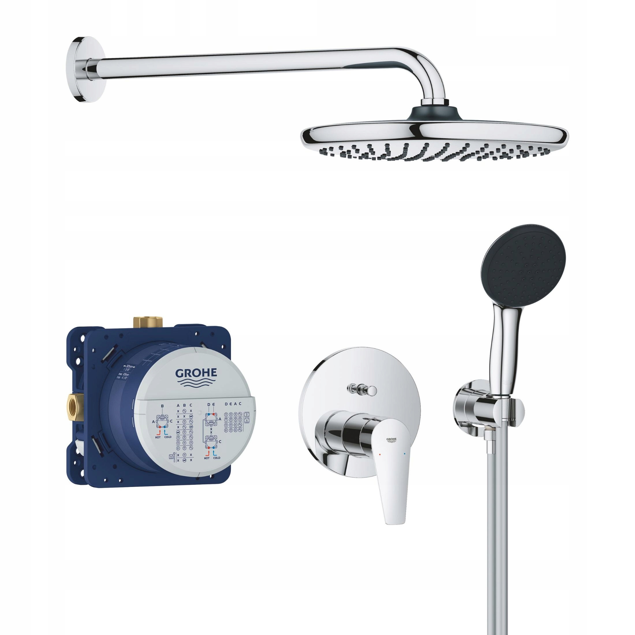 Zestaw prysznicowy podtynkowy Grohe Start Edge 25293000