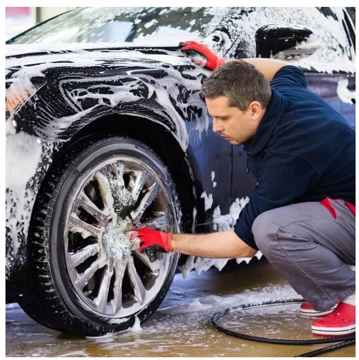 SZCZOTKA MIKROFIBRY DO MYCIA KÓŁ OBRĘCZY FELG 40CM Producent Meguin