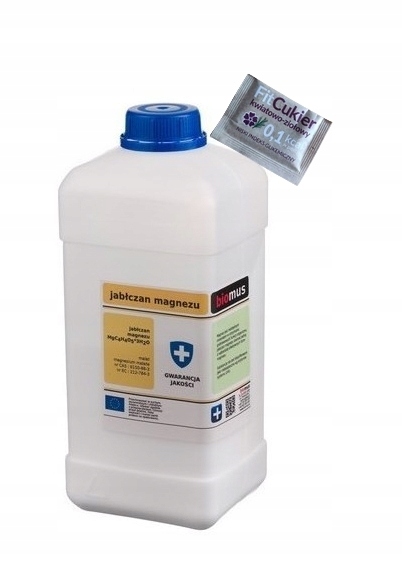 Biomus Jabłczan Magnezu czysty 1kg Malat