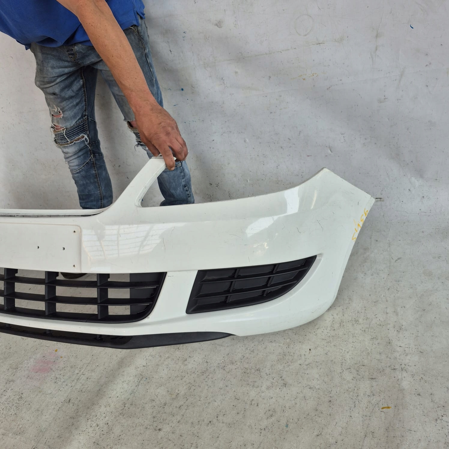 SKODA FABIA II LIFT 10-14 bumper front front 5J0807221D
