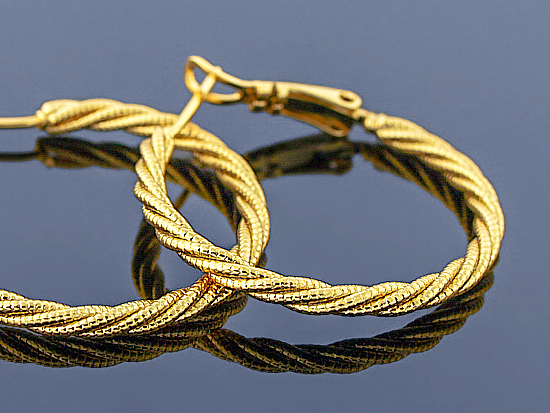 

Eleganckie złote kolczyki 14k ! Jakość !