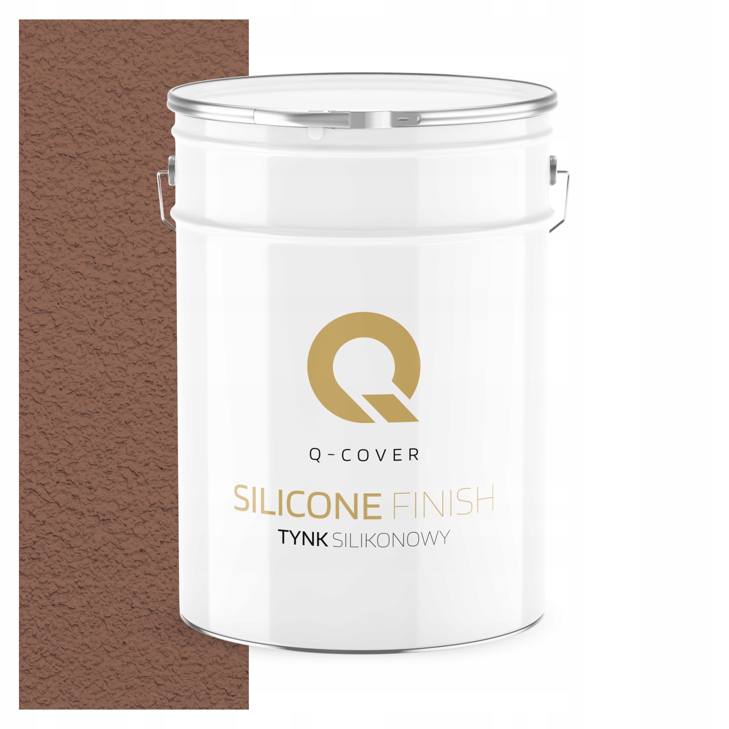 Silikonová Fasádní Omítka Hnědá 15 Kg Beránek Granulace 1.5 mm F516