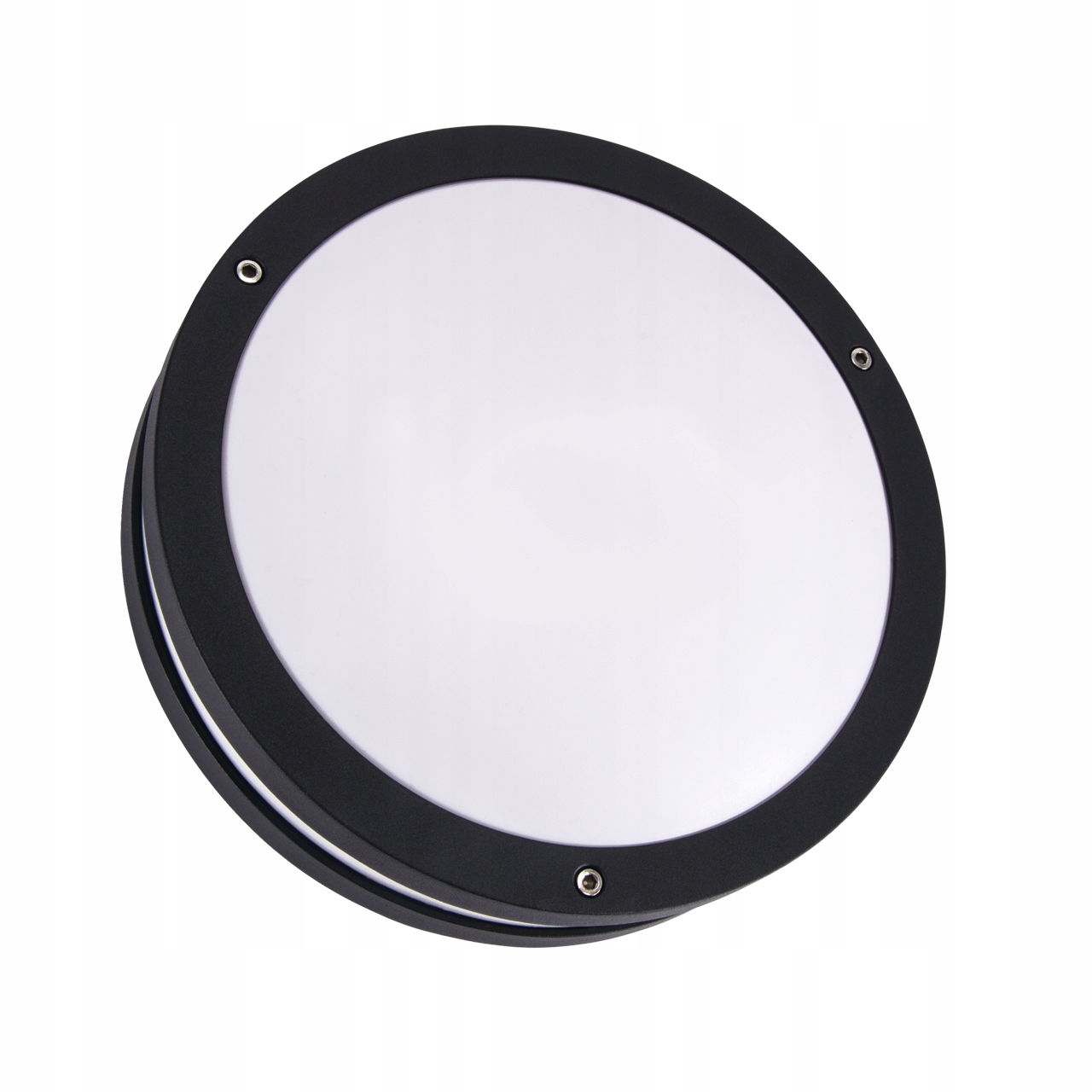 Struhm Solina Led fasádní nástěnné svítidlo IP54 Černá/Bílá Ø26 cm