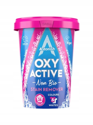 Levně 3X Astonish Oxy Active práškový odstraňovač skvrn 625 g