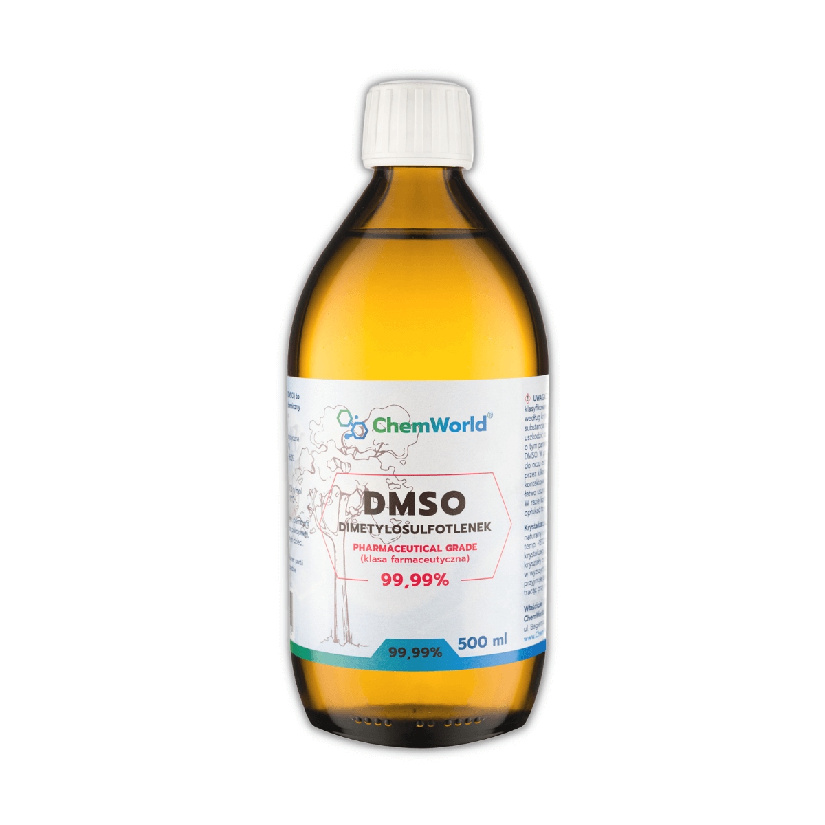 

ChemWorld Dmso Dimetylosulfotlenek 99,9% Czda 500