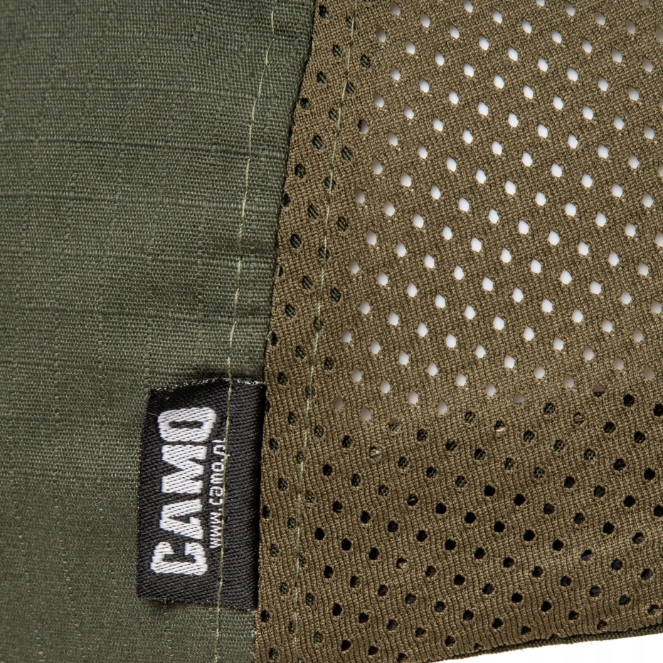 CZAPKA Z DASZKIEM TAKTYCZNA KHAKI MESH Z SIATKĄ Wzór dominujący bez wzoru