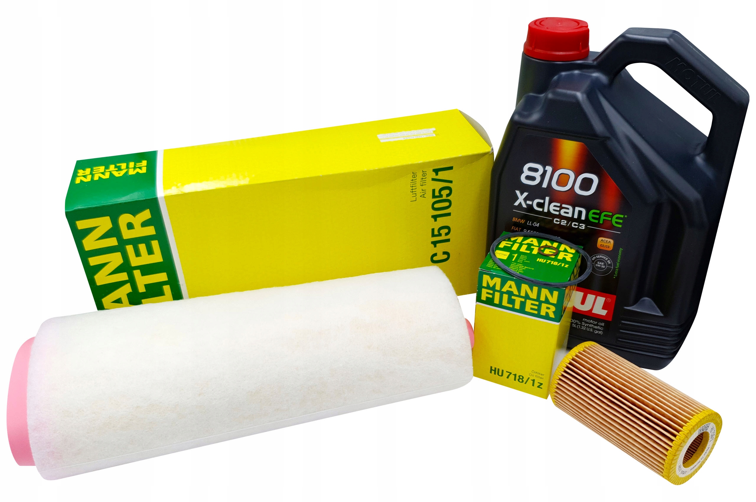Mann Sada Olejových Filtrů 5W30 5L Bmw E46 318d 320d