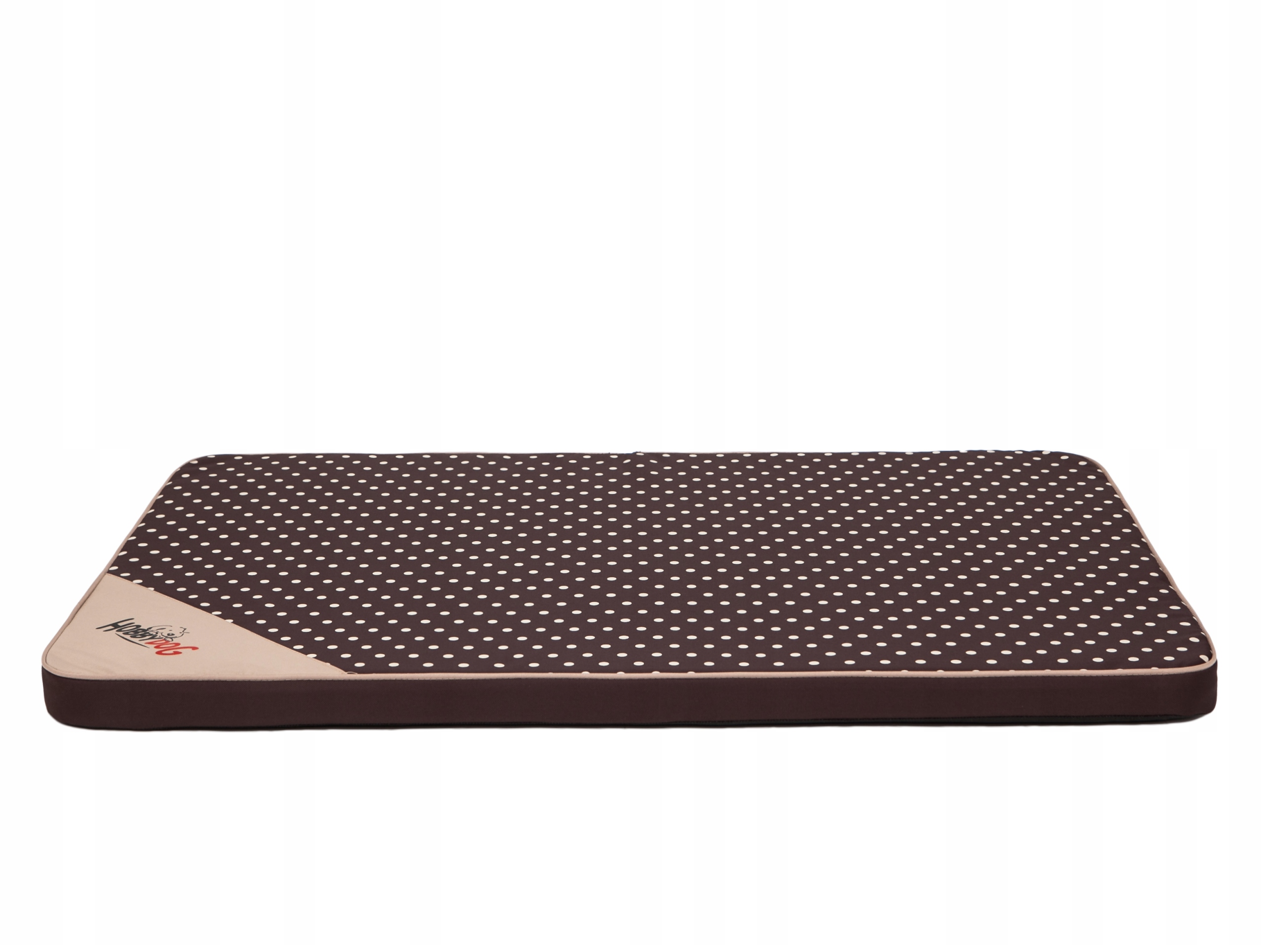 Matrace Light, Pelíšek Hobbydog – velké XL 120 x 80 cm, tmavě hnědá kostkovaná barva